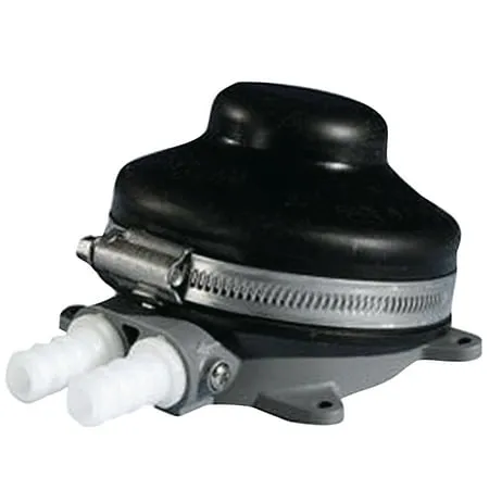 Whale GP4618 Babyfoot Manual Freshwater Galley Pump, Connects to ½-Inch Flexible Hose, 2.2 GPM Max Flow Rate Black