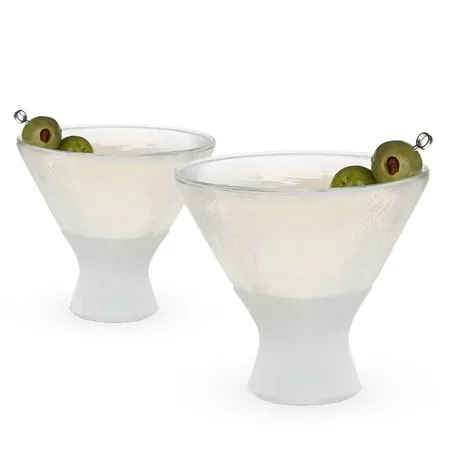 Glass Freeze Martini Glass (Set of Two) by Host