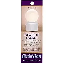 Environmental Technology Castin'Craft Opaque Pigment Pearlescent (1 oz Kit) Color for Polyester Casting Resin & Clear Epoxy | Coloring Liquid Tints Dye Art Supplies for Artists, Artisans & Hobbyists