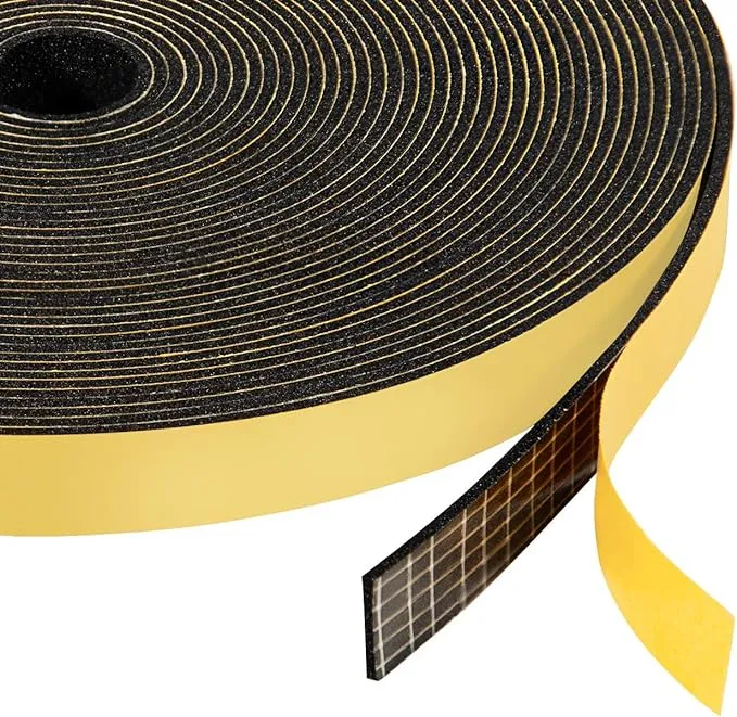 Yotache Foam Tape Weather Stripping (.50) 1/2 Inch Wide X 1/16 Inch Thick (New A