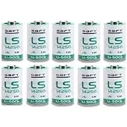 (10 PACK) Saft LS-14250 1/2 AA 3.6V Lithium (non Rechargeable)