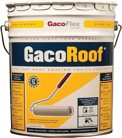 GacoRoof GR1600 100% Silicone Roof Coating