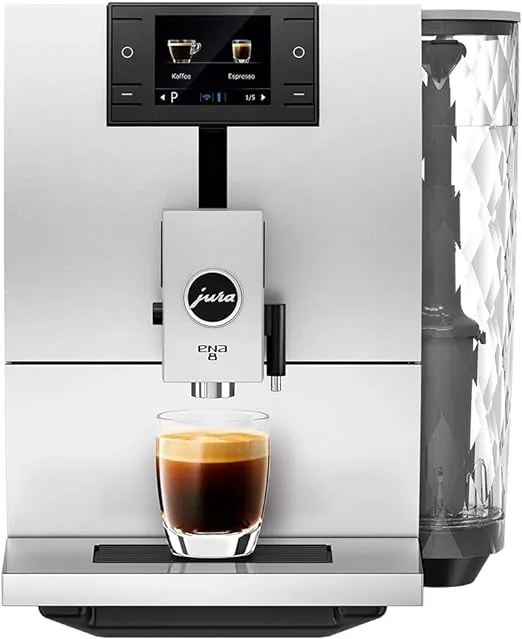 Jura ENA 8 Metropolitan Black Automatic Coffee Machine, 37 ounces