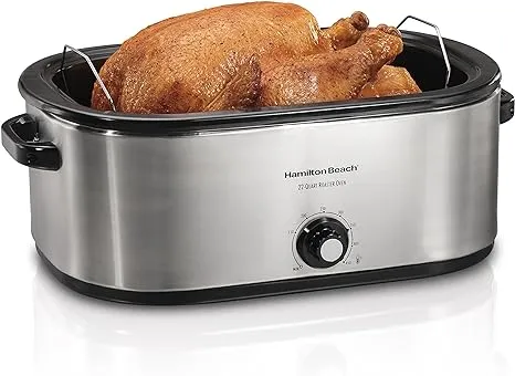 Hamilton Beach 28 Lb Turkey Roaster 22 Quart Oven