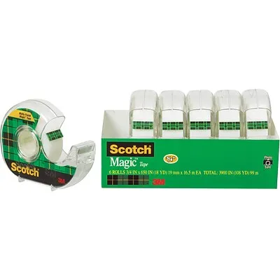 Scotch Magic Tape 6 Pack