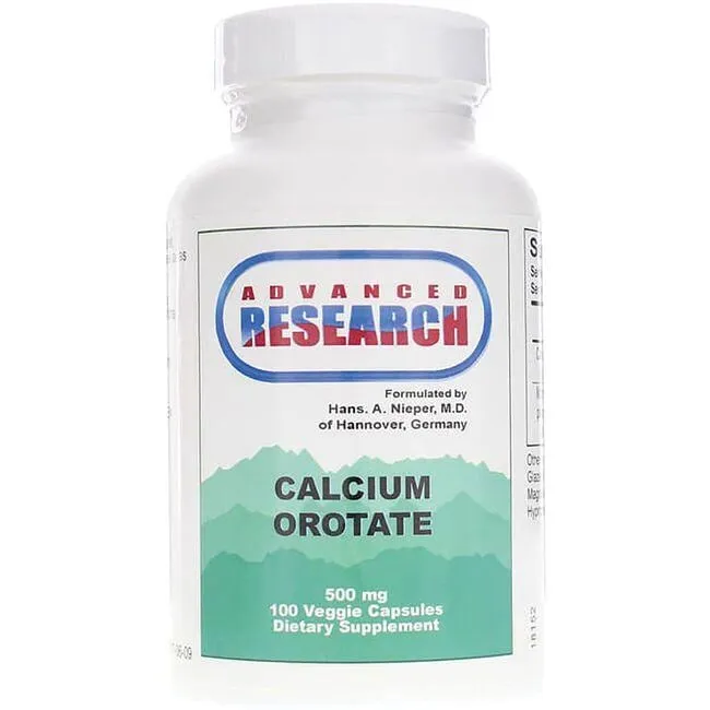 Dr. Hans Nieper Calcium Orotate Capsules, 100 Count