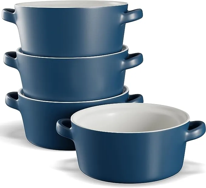 Stackable Soup Bowls, 23.6 oz, Set of 4