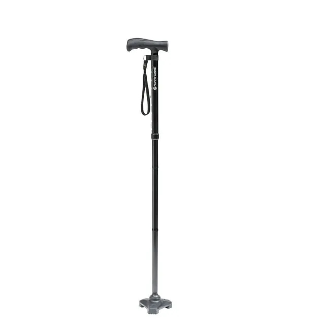 HurryCane HurryCane Freedom Edition Folding Cane with T Handle, Purple