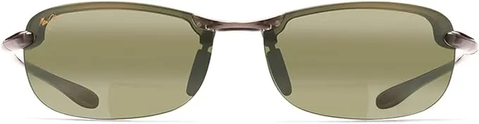 Polarized Sunglasses, Makaha Reader 63 1.5 Or 2.5 Or 2.5 In Grey/green 1.5