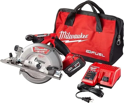 Milwaukee 2730-21 M18 Fuel 6 1/2 Circ Saw 1 Bat Kit