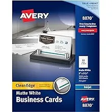 Avery Clean Edge Printable Business Cards