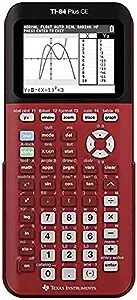 Texas Instruments Ti-84 Plus CE Radical Red Graphing Calculator