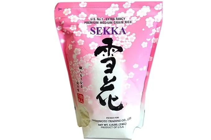 Sekka Extra Fancy Premium Grain Rice - 4.4 Lb (2 Kg)Sekka Extra Fancy Premium Grain Rice - 4.4 Lb (2 Kg)