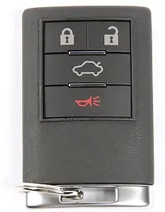 General Motors Genuine Parts 22889450 4 Button Keyless Entry Remote Key Fob