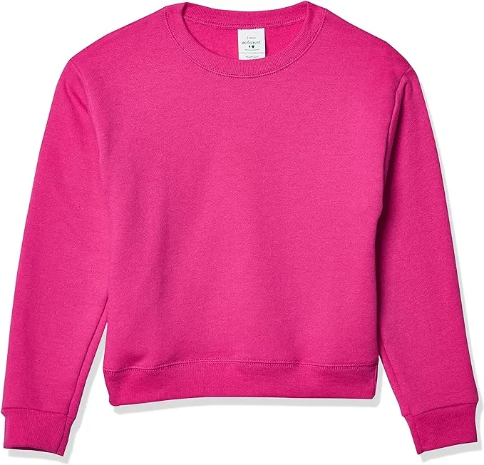 Hanes girls Ecosmart Graphic Sweatshirt Pullover Sweater, Amaranth, Small USHanes girls Ecosmart Graphic Sweatshirt Pullover Sweater, Amaranth, Small US