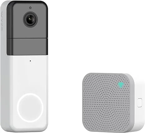 Wyze - Wireless Video Doorbell Camera Pro - White