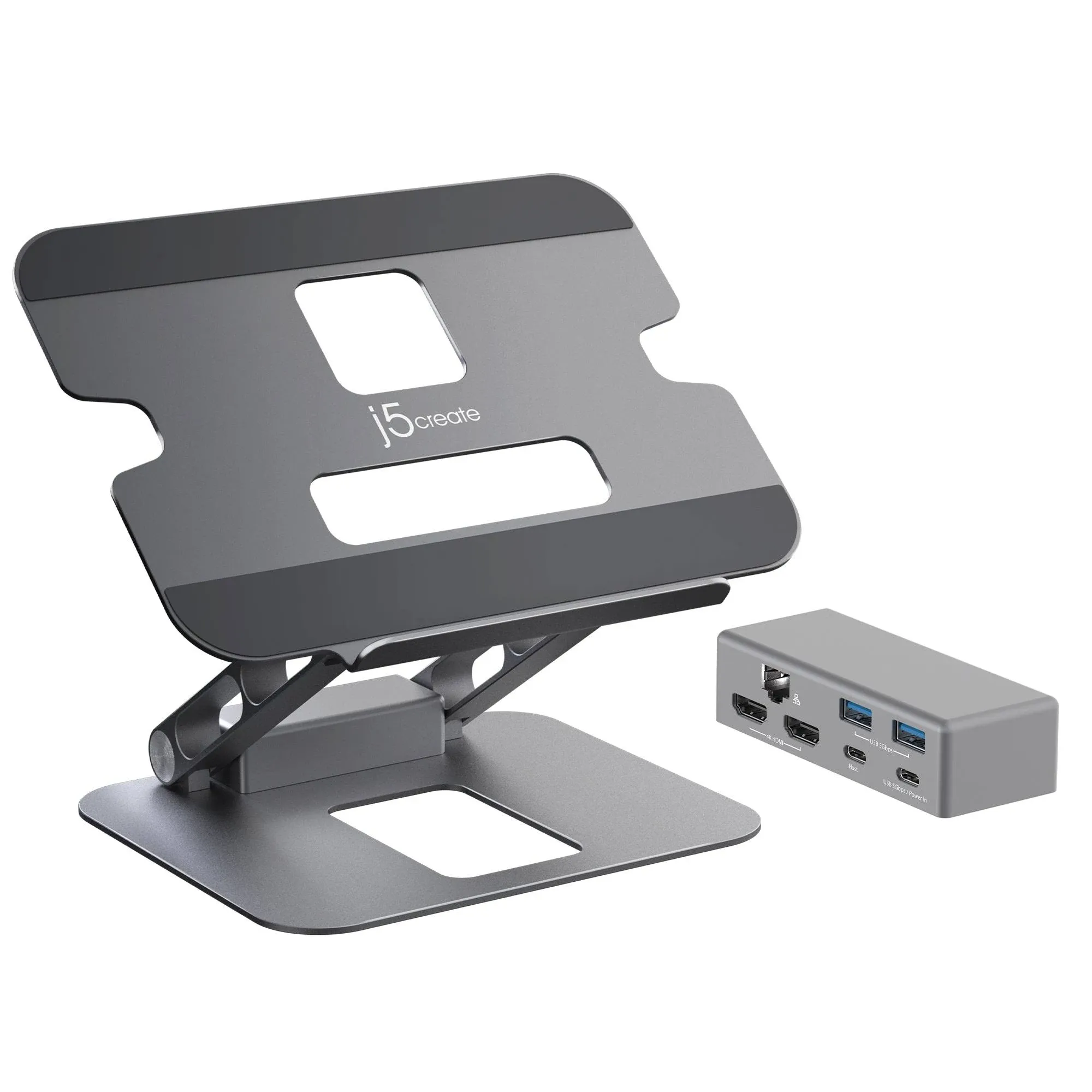 j5create Multi-Angle Dual HDMI Docking Stand JTS427