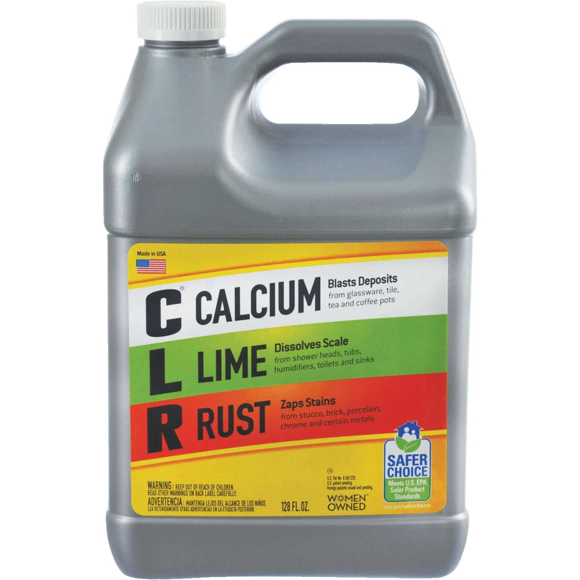 Clr Pro Calcium, Lime and Rust Remover, 1 Gal Bottle, 4/Carton