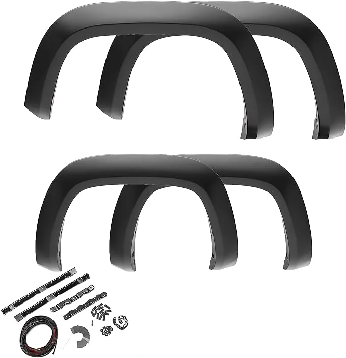 Bushwacker 40906-02 Fender Flares Extend-A-Fende<wbr/>r Style 4Pc