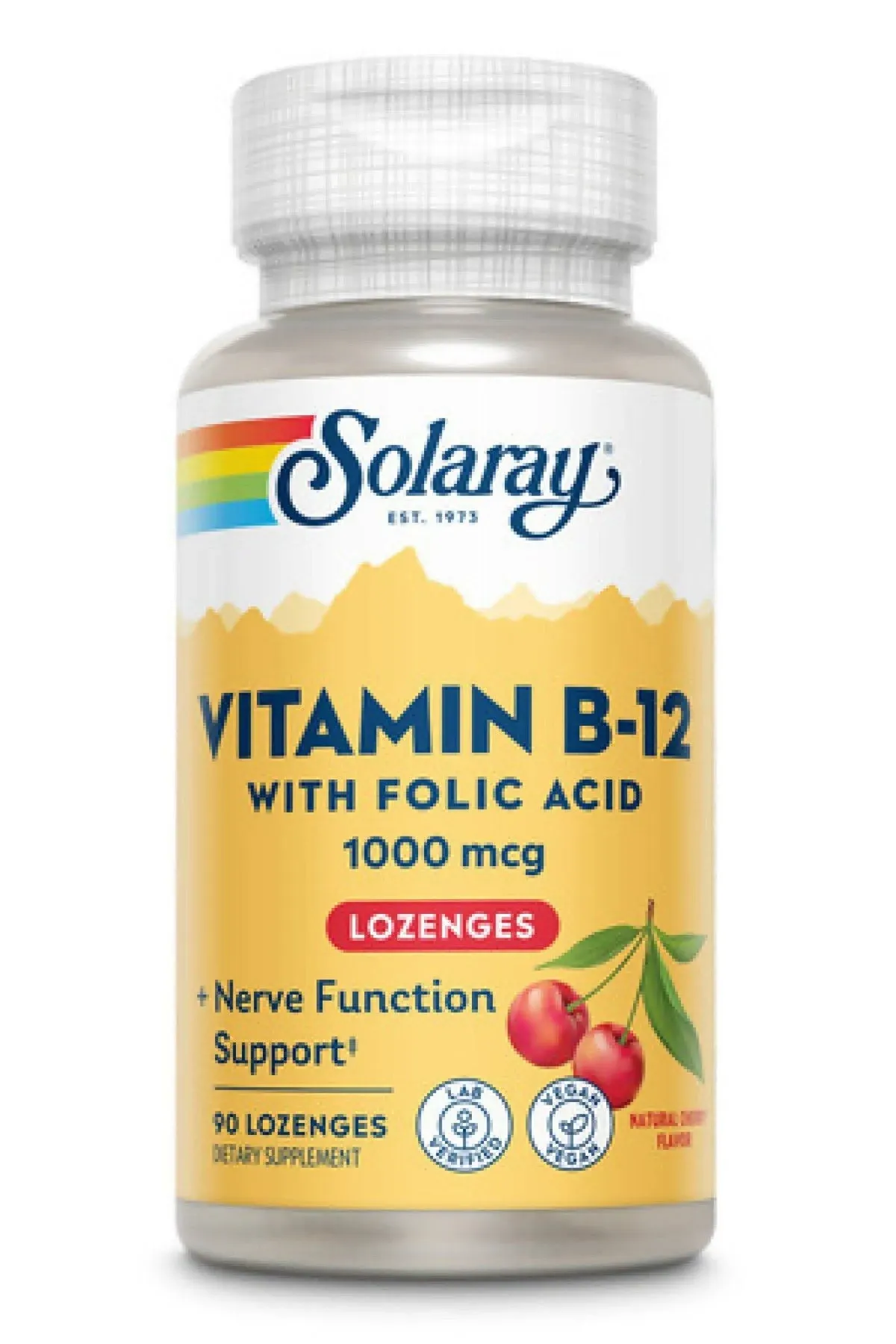 Buy Vitamin B-12 90 Lozenges By Solaray | Herbspro.com