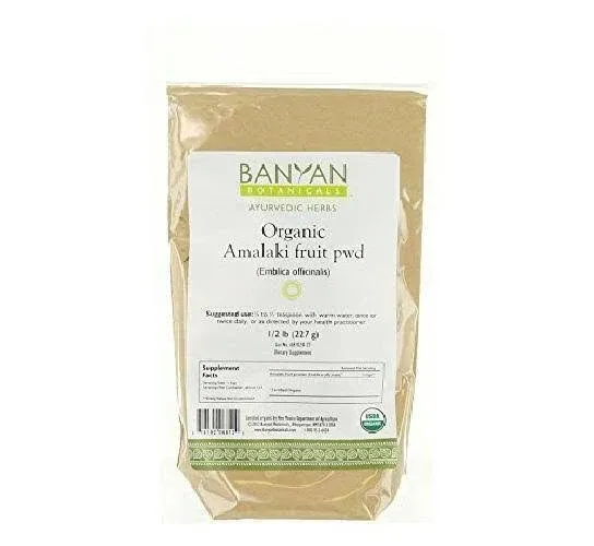 Banyan Botanicals Amalaki (Amla) Powder 1/2 Pound Organic Emblica Off