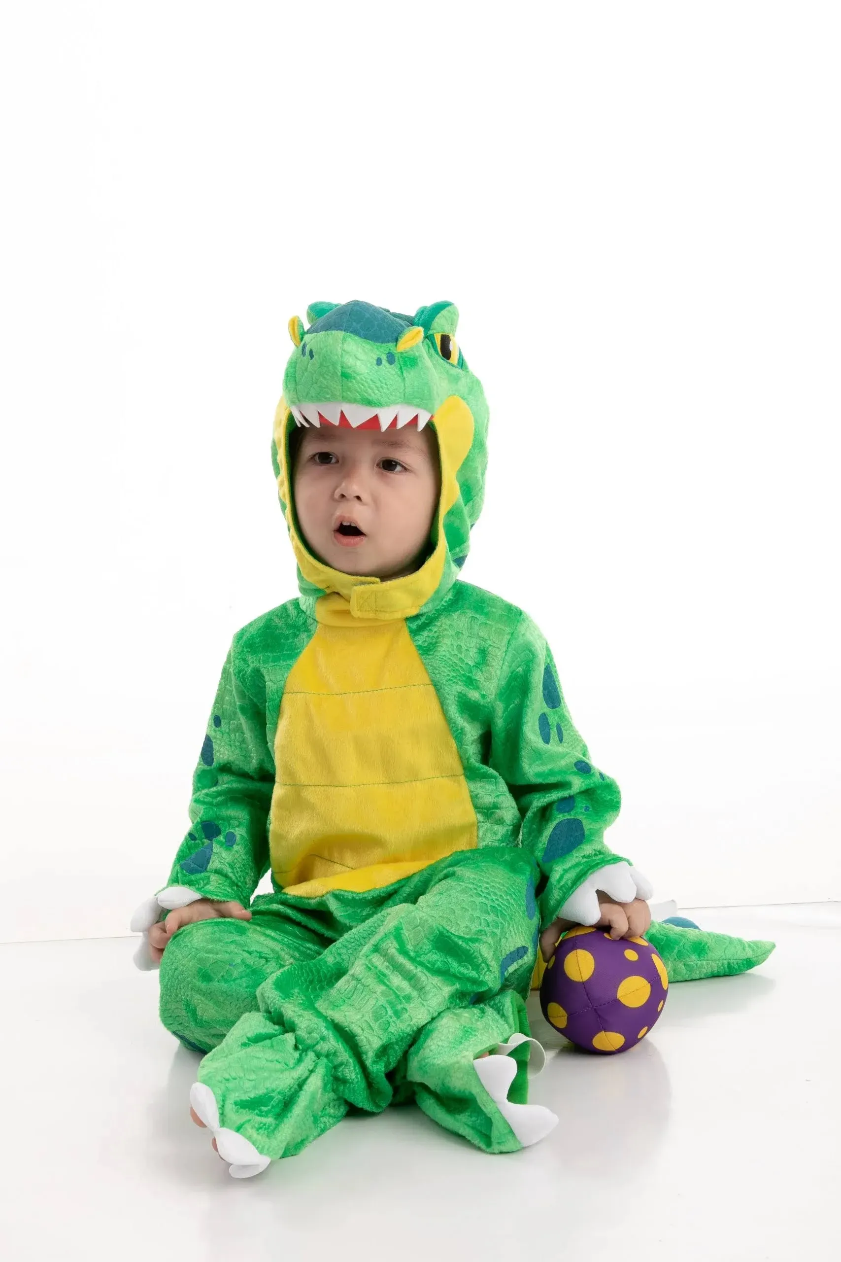 Spooktacular Creations T-Rex Costume, Dinosaur Jumpsuit Jumpsuit for Toddler and ...