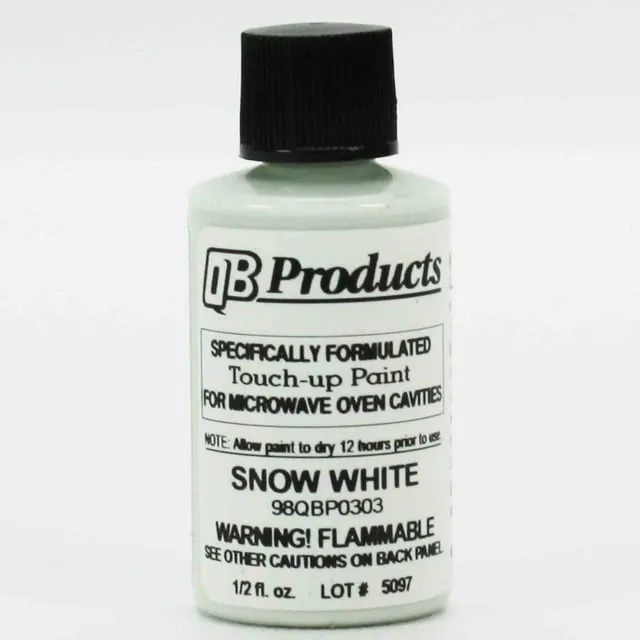 Microwave Oven Universal Cavity Touch Up Paint 98QBP0303 Snow Bright White