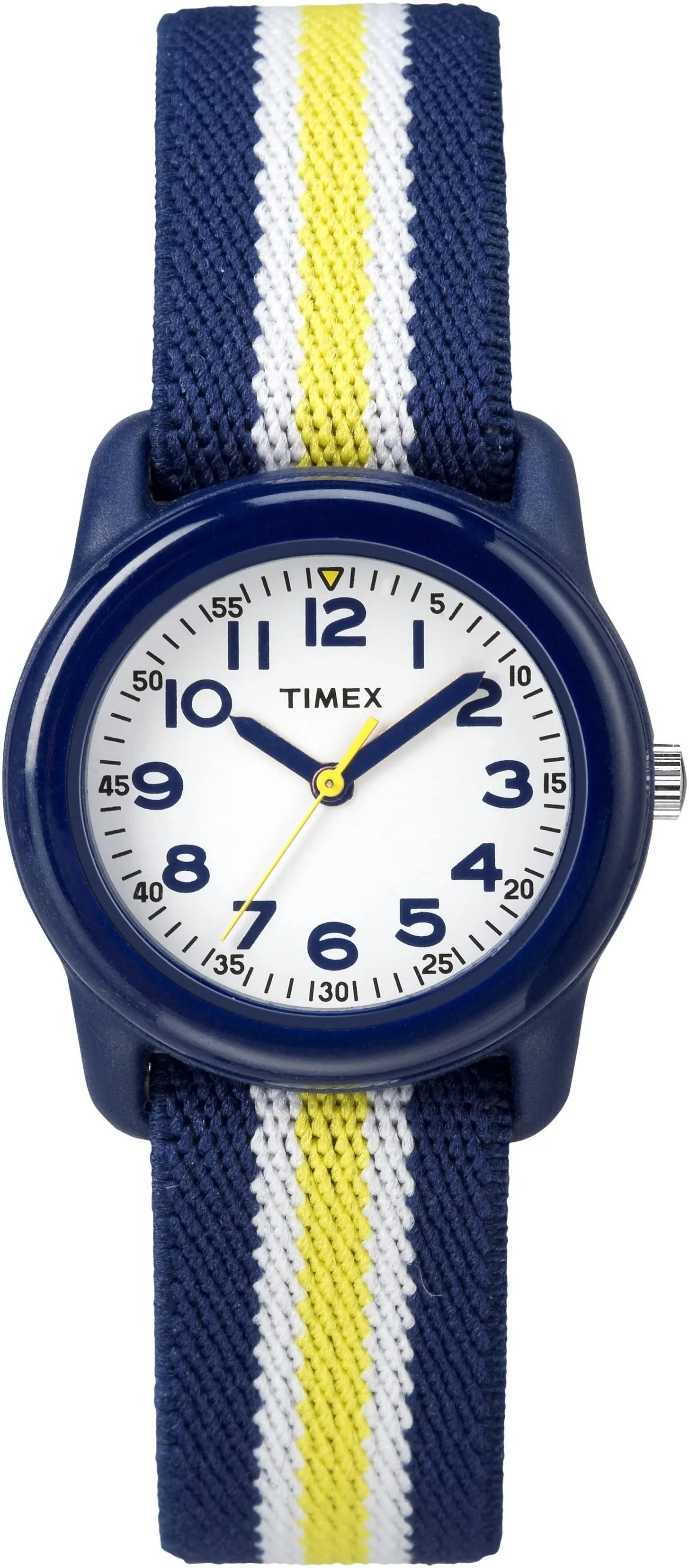 Timex Kids Analog Blue Yellow Elastic Watch