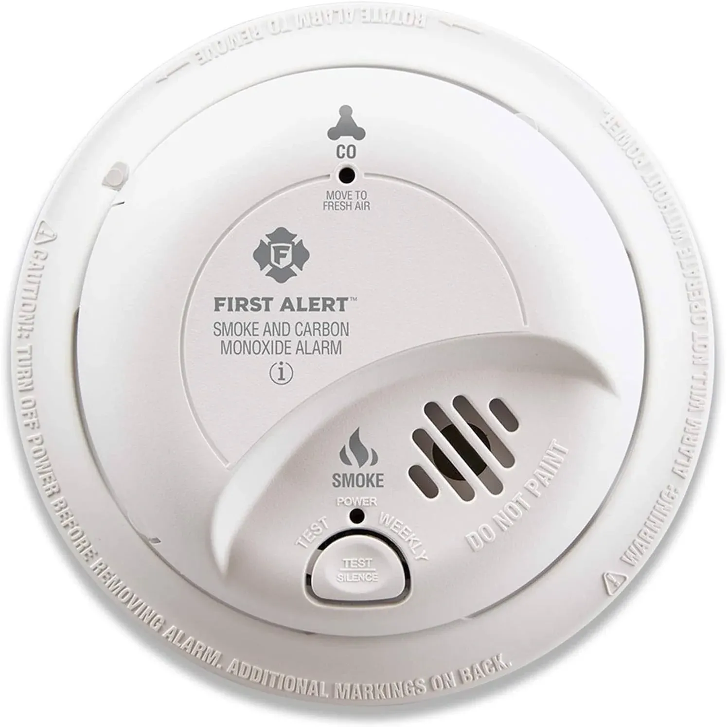 BRK - Smoke and Carbon Monoxide Alarm with Battery Backup - Hardwired