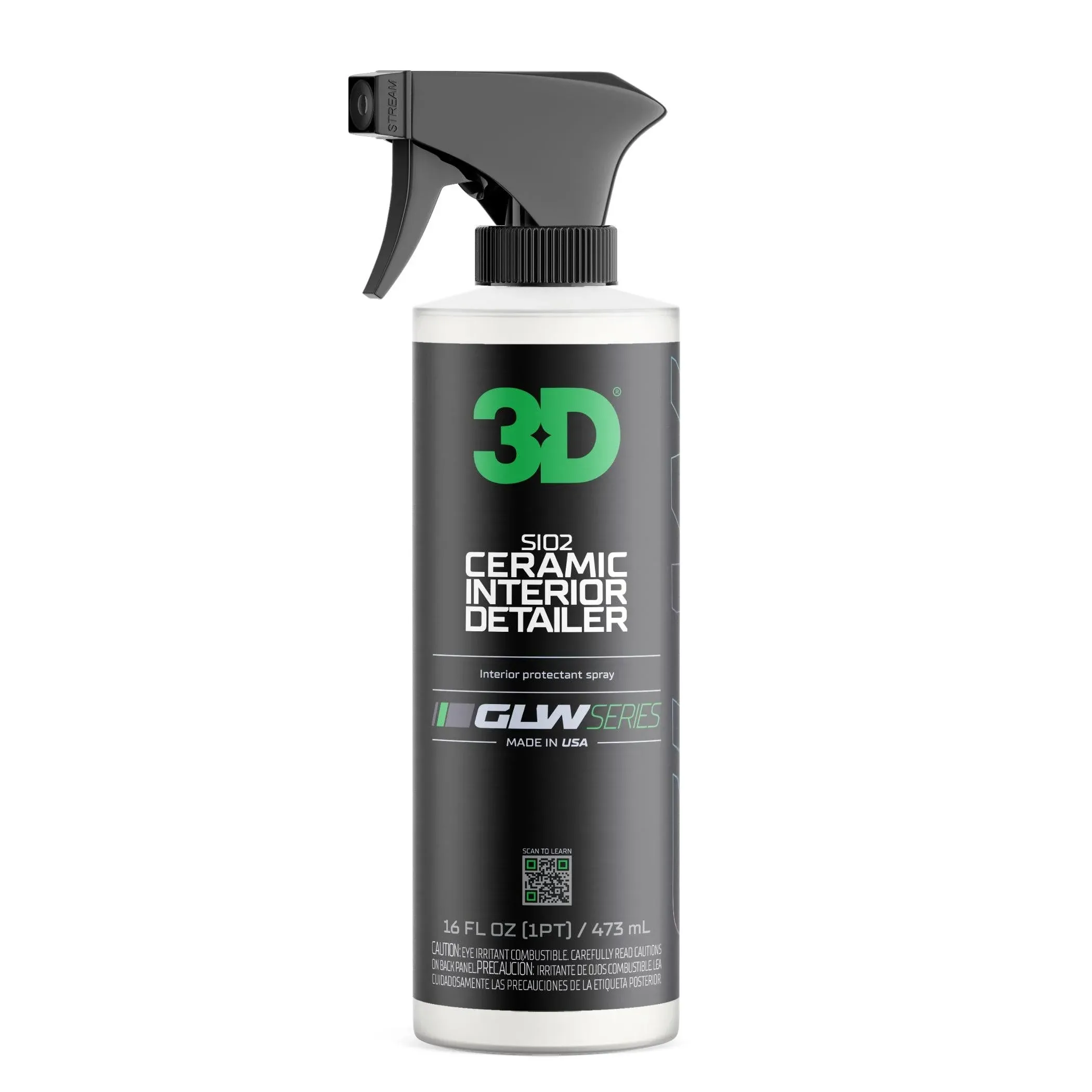 3D Glw Series SiO2 Ceramic Interior Detailer - 16 oz