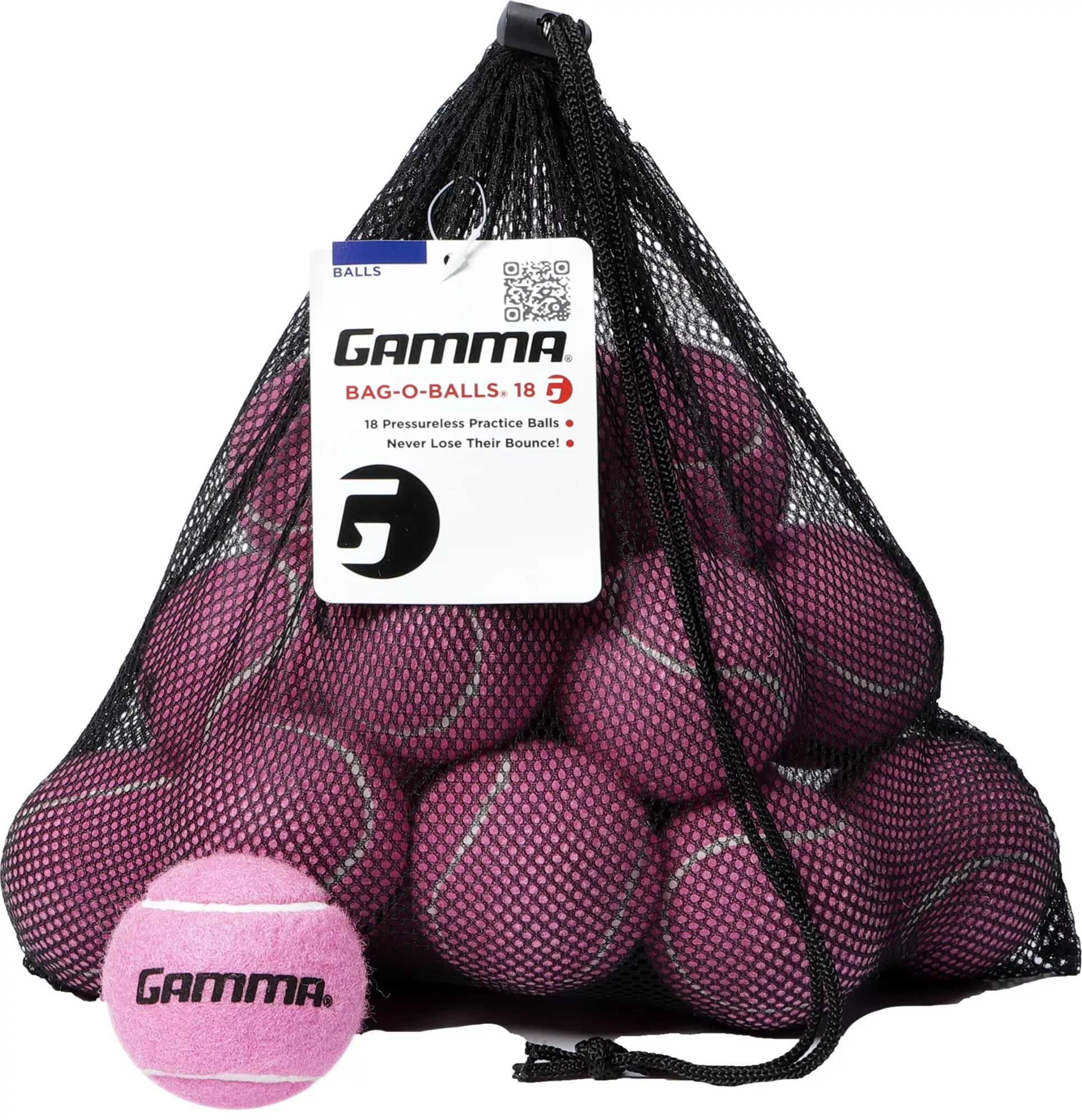 Gamma Bag-O-Balls Pressureless Bag of 18 Tennis Balls