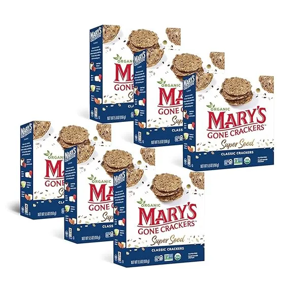 Mary's Gone Crackers, Super Seed Classic, 5.5 Ounce