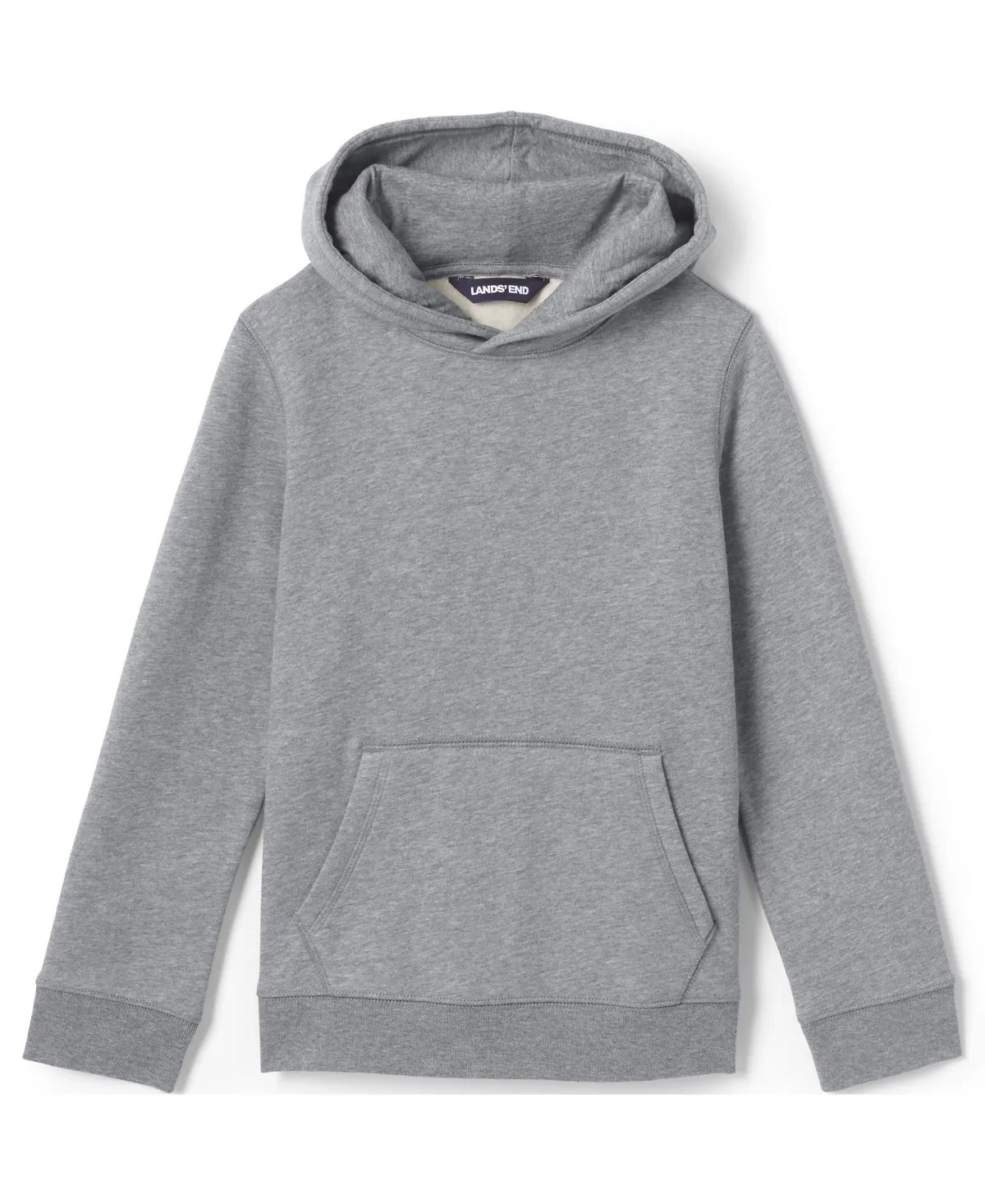 Lands' End School Uniform Kids Hooded Pullover Sweatshirt