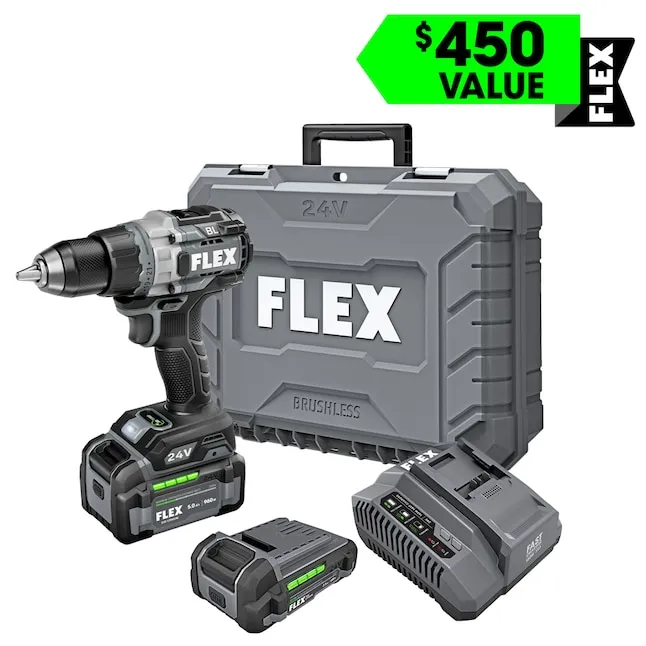 FLEX FX1171T-2B 24V 1/2" Brushless Cordless Drill Driver