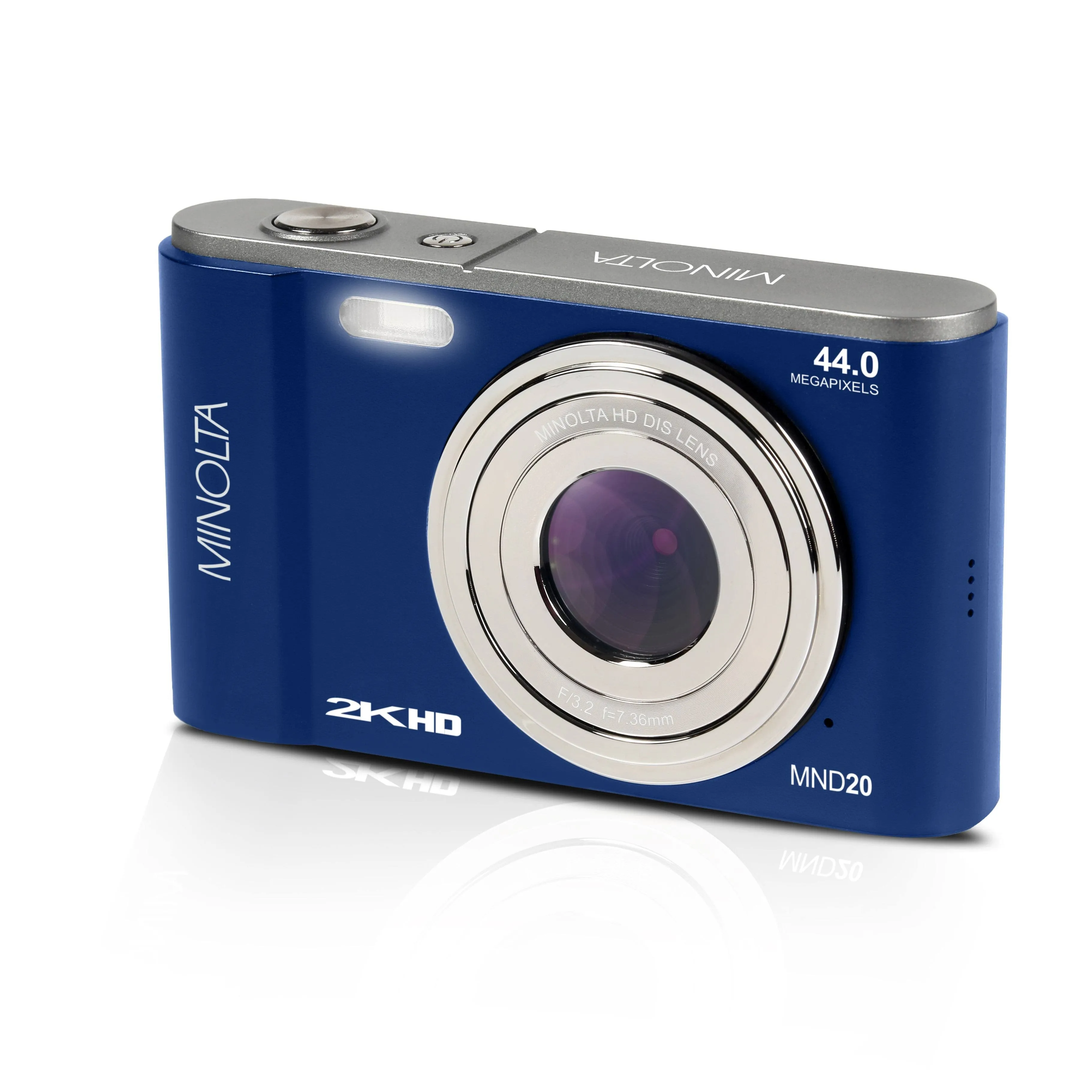 Minolta MND20 44 MP 2.7K Ultra HD Digital Camera (Blue)