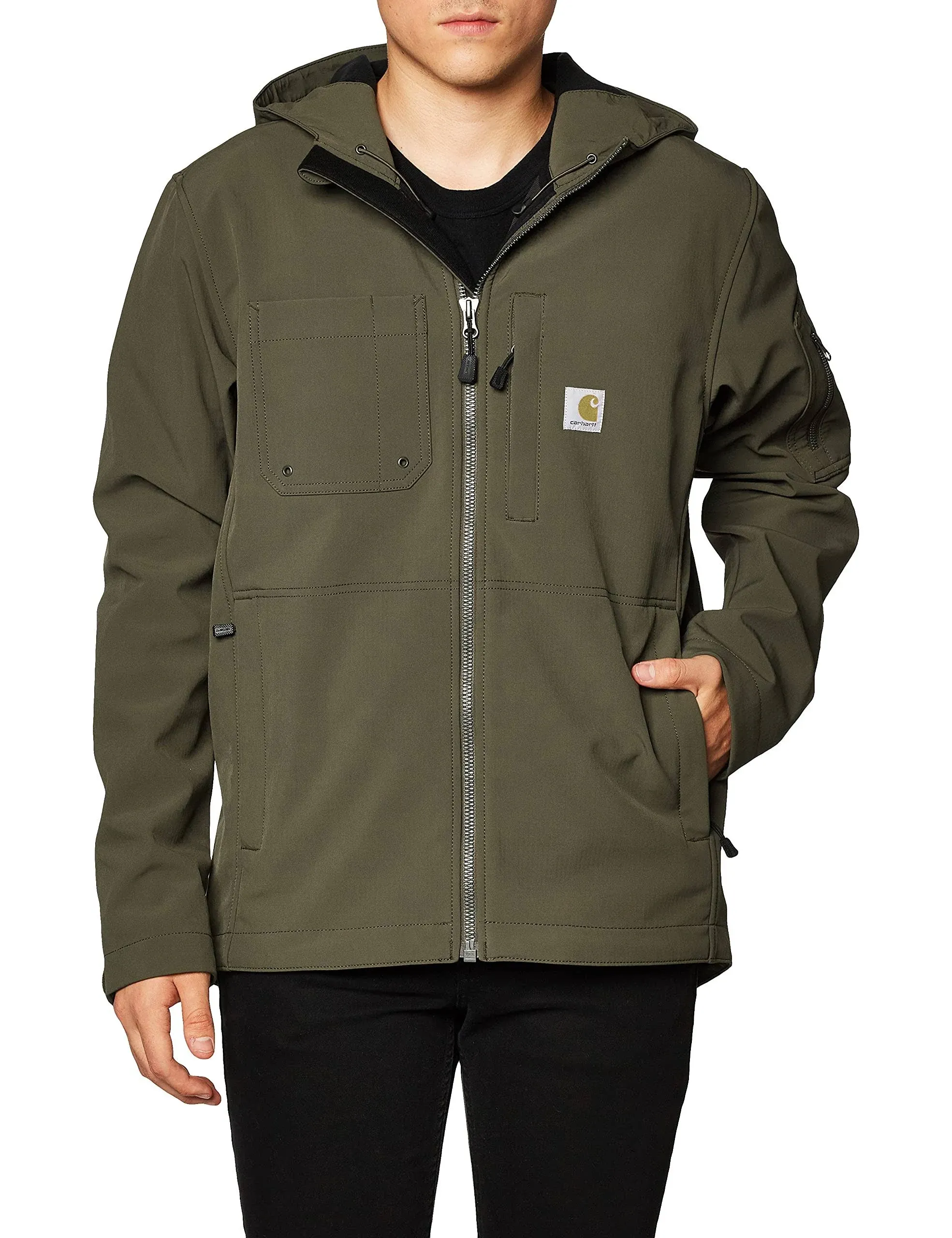 Carhartt Men's Hooded Rough Cut Jacket (Regular and Big & Tall Sizes) 