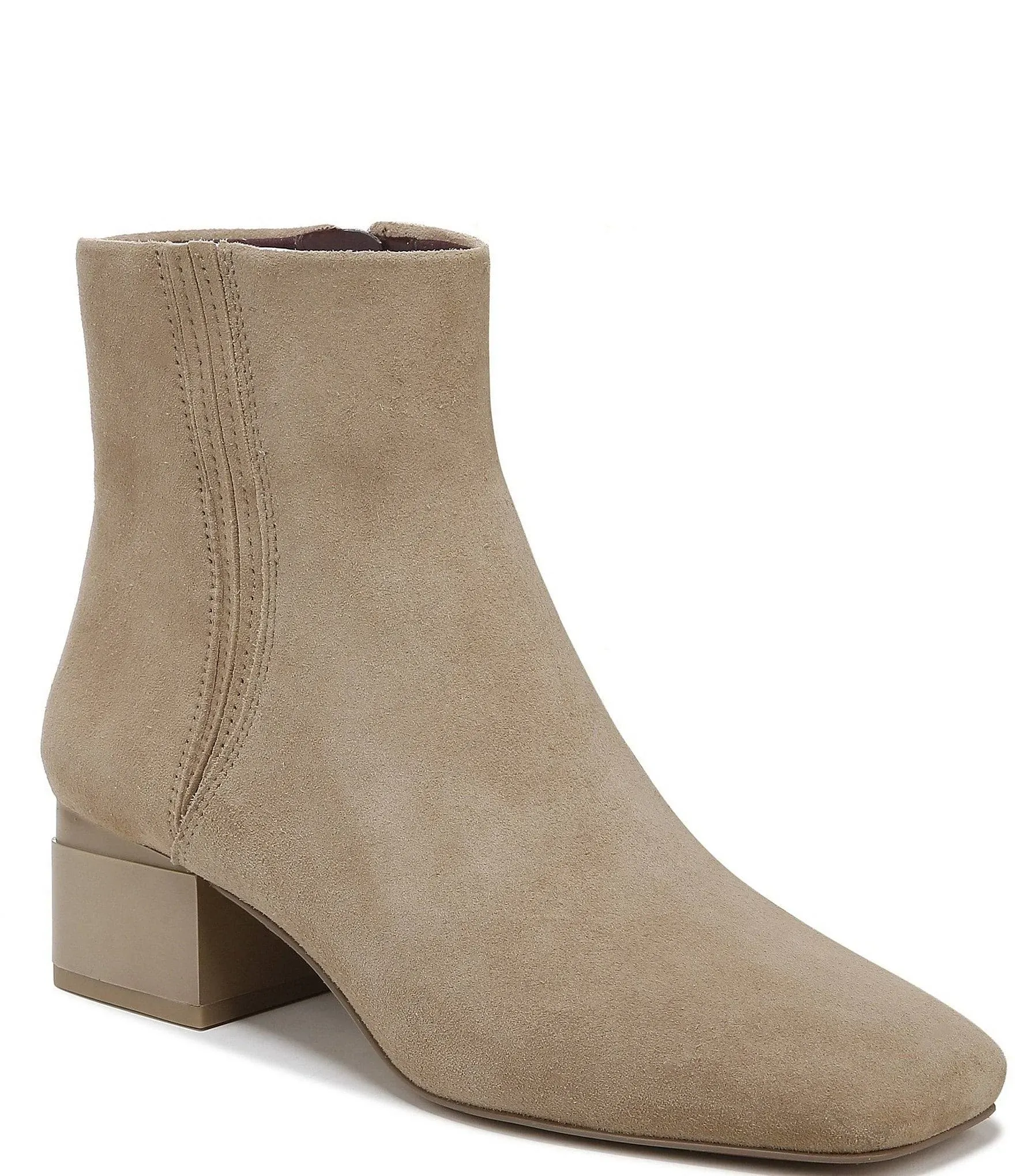 Franco Sarto Waxtona Leather Bootie, 8 / Taupe