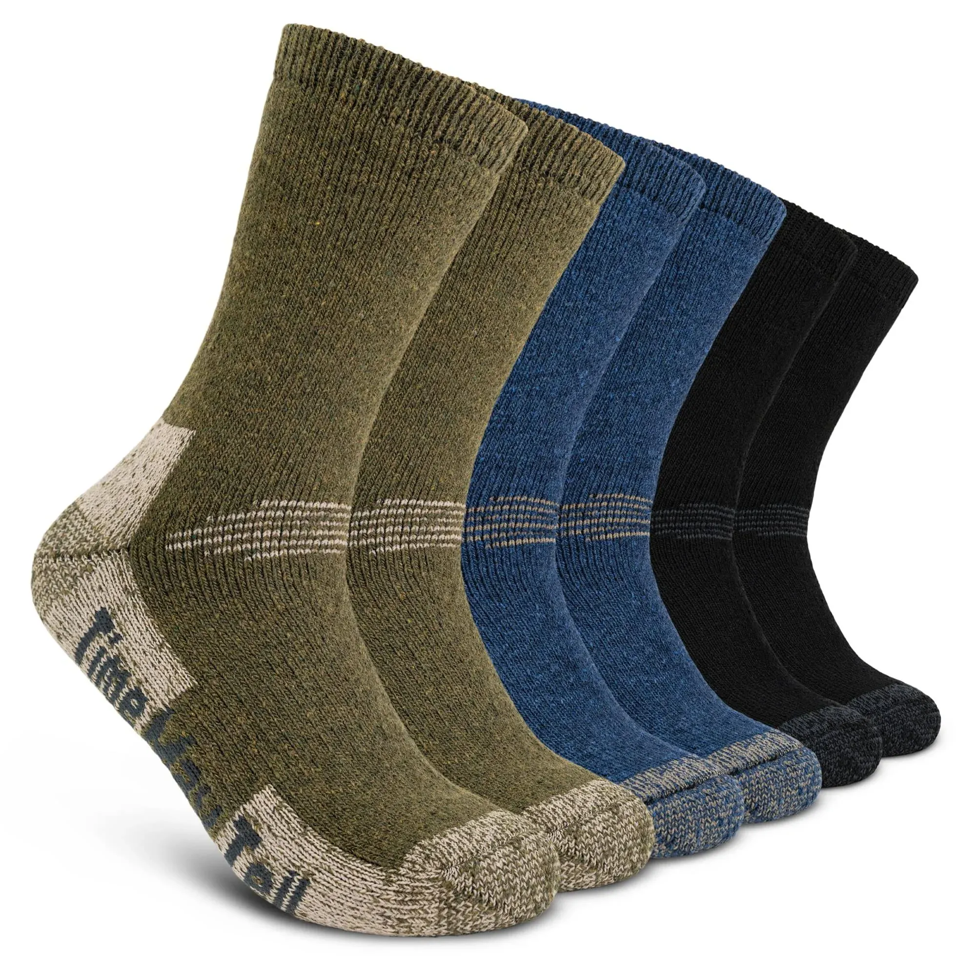 Time May Tell Mens and womens Merino Wool Hiking Cushioning Socks For Outdoor Wo