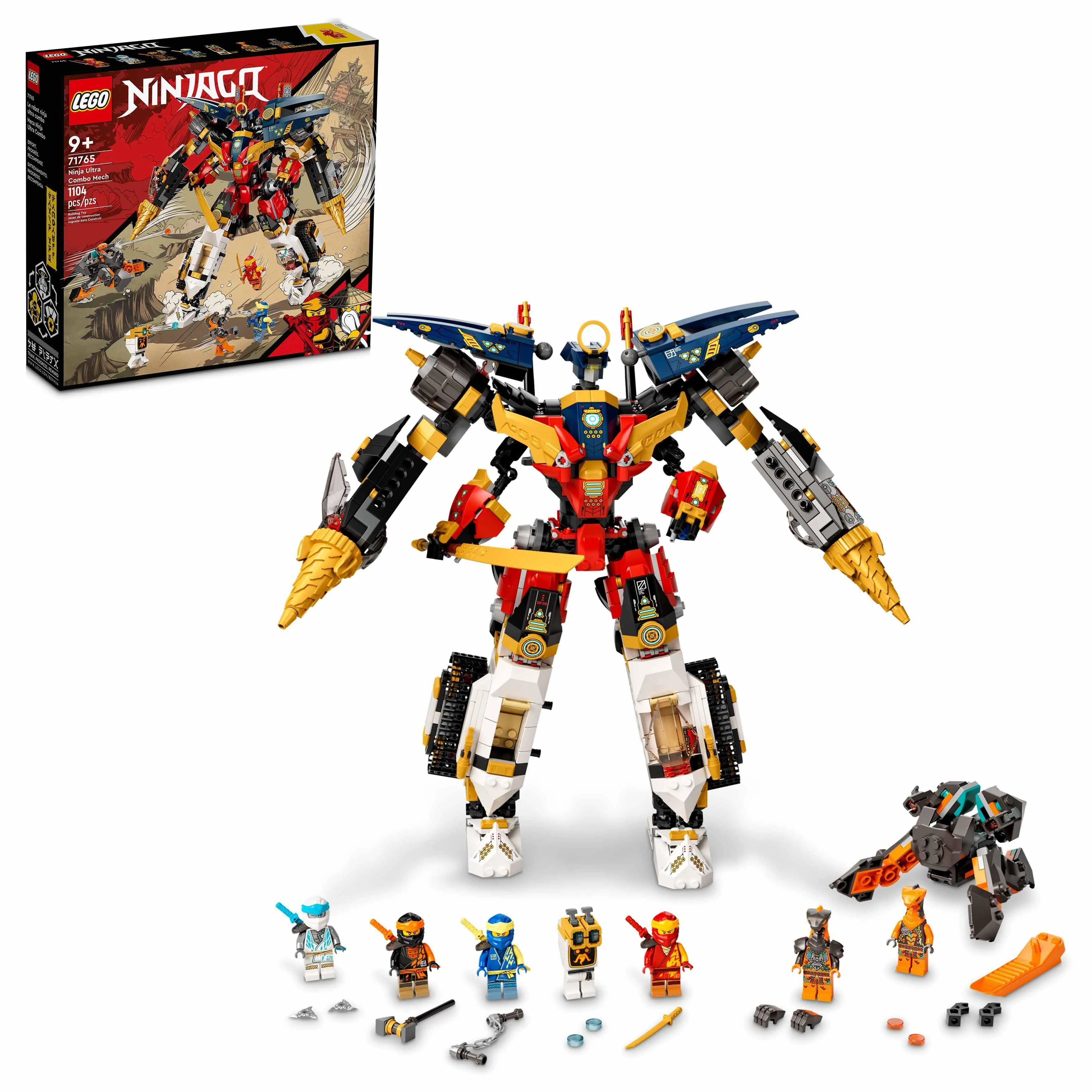 LEGO NINJAGO Ninja Ultra Combo Mech 4 in 1 Set 71765