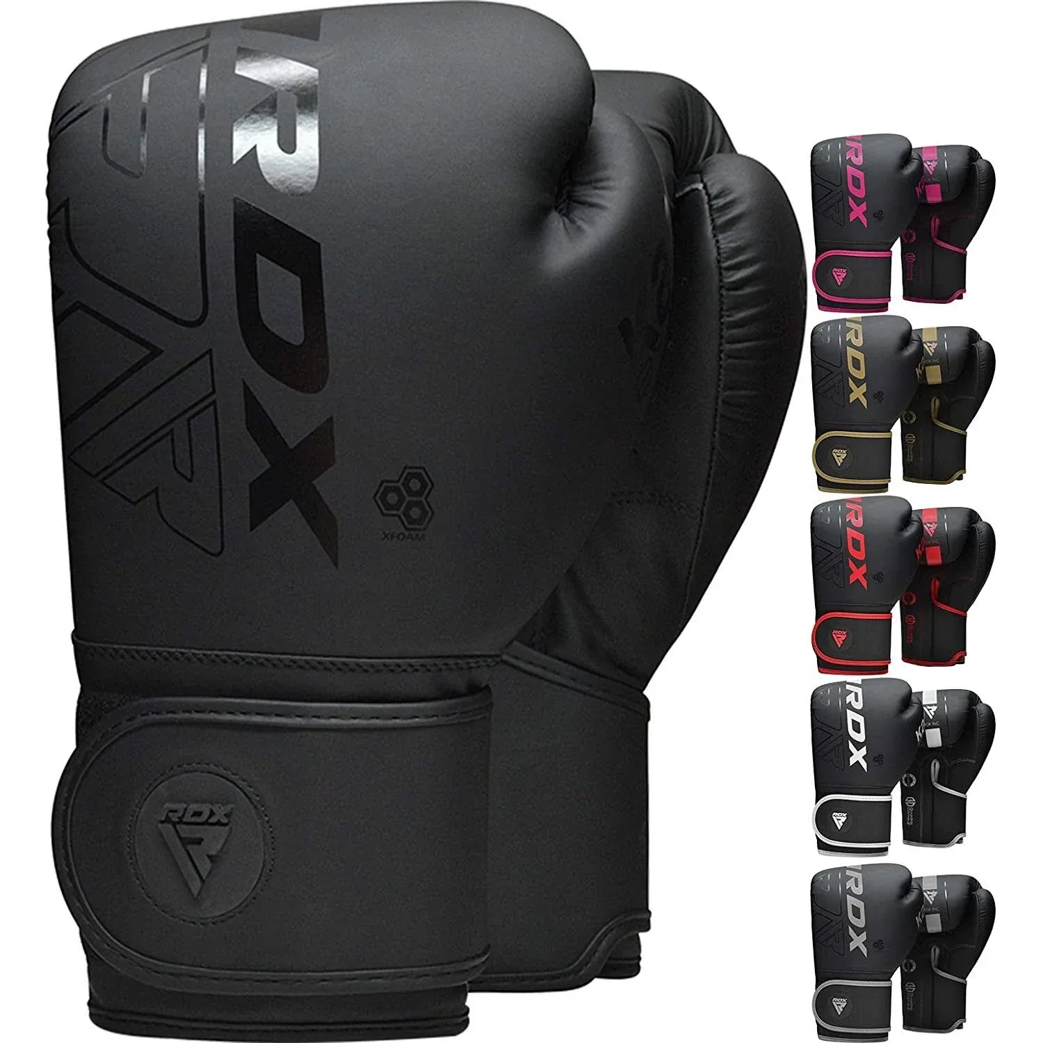 RDX Boxing Gloves Sparring and Muay Thai Maya Hide Leather, Kara Patent Pending Training Mitt for Kickboxing, Punch Bag, Focus Pads, MMA, Thai Pad,