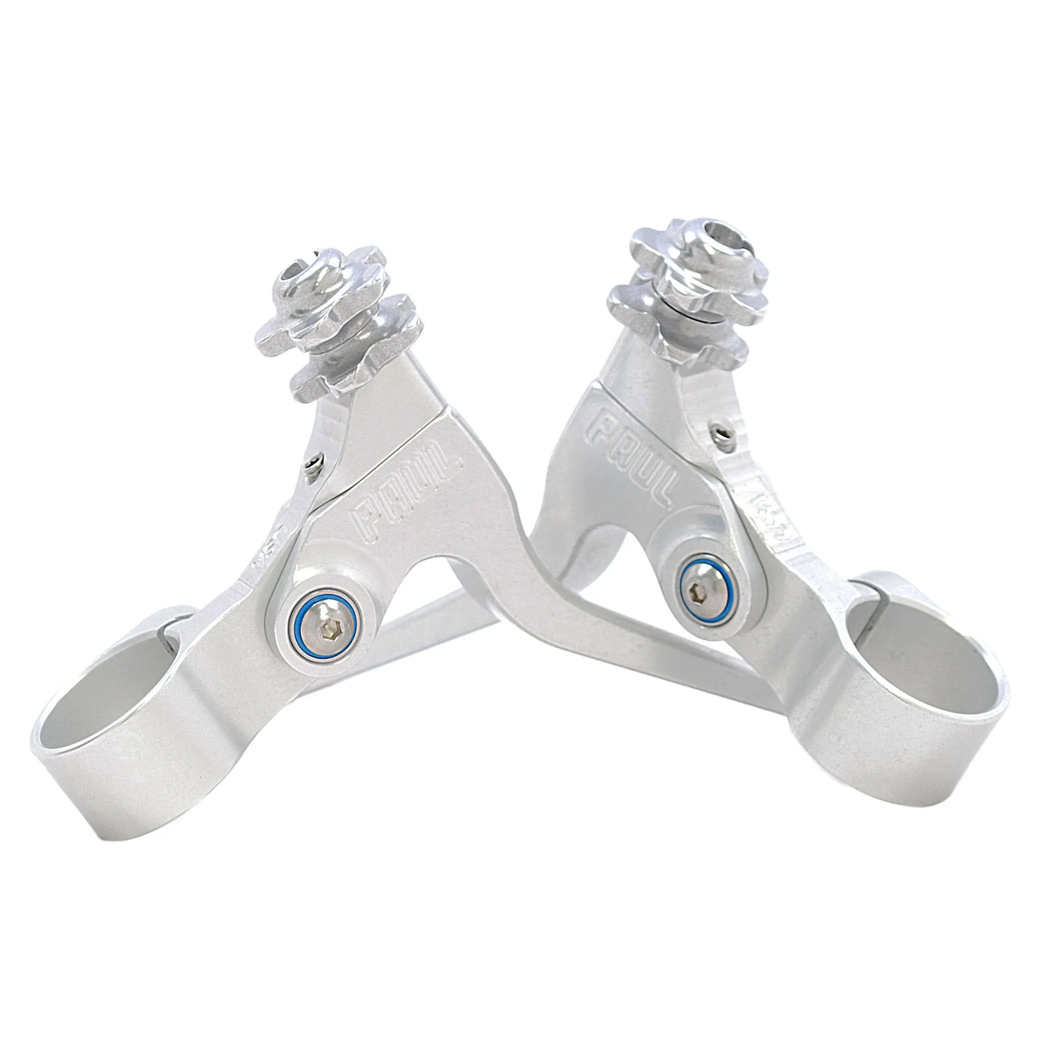 Paul Component Engineering Canti Lever Short Pull Brake Levers Silver Pair Set