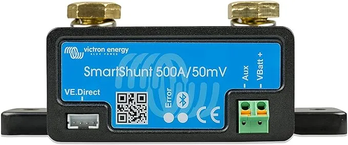 Victron SmartShunt 500AMP/50MV Bluetooth Smart Battery Shunt