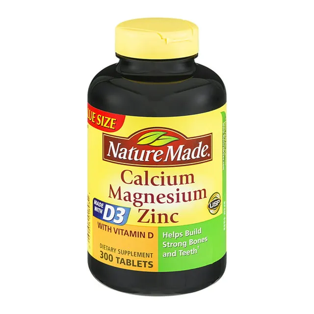 Nature Made Calcium Magnesium Zinc with Vitamin