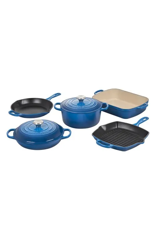 Signature 7-Piece Enameled Cast Iron Set