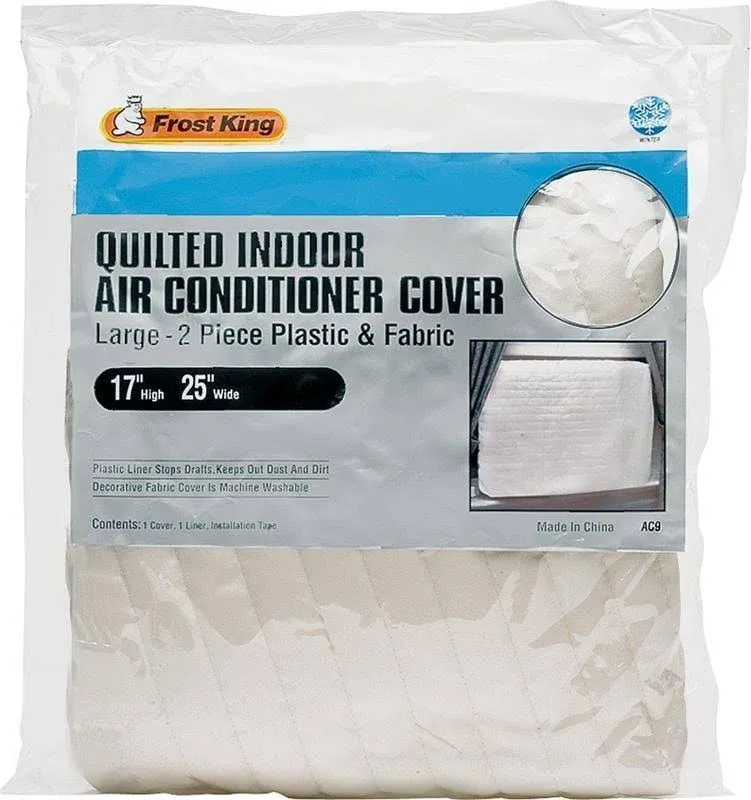 Frost King® AC9H Indoor Window Air Conditioner Cover, 18" x 25" - Air Conditioner Accessories - by Toolbox Supply | Houzz