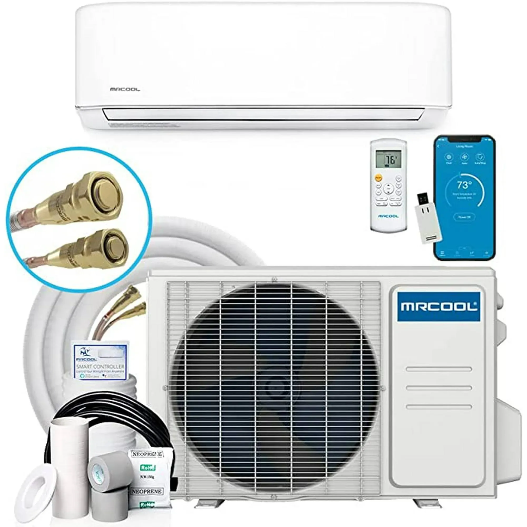 MRCOOL - 18K BTU DIY Easy Pro Ductless Mini-Split Heat Pump System