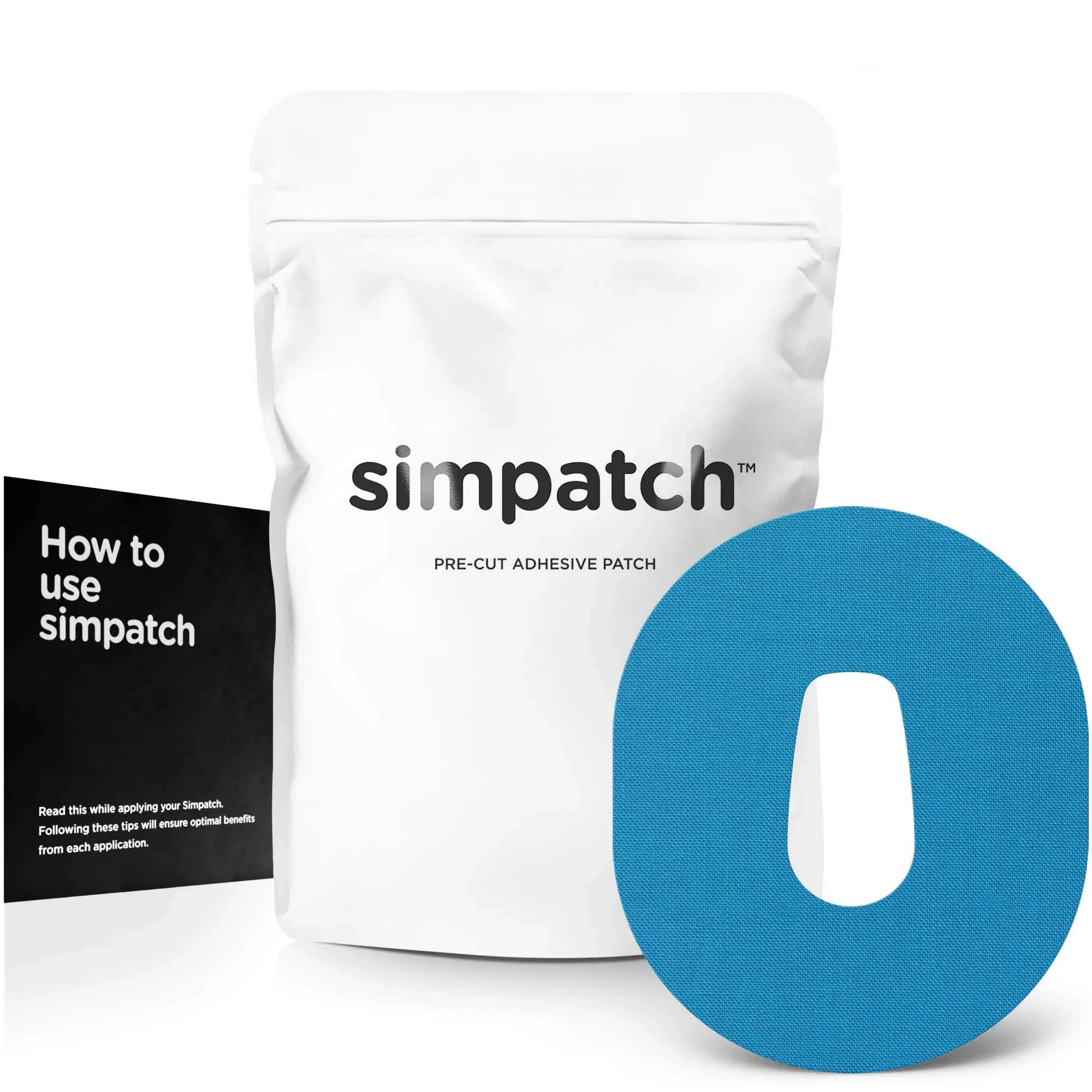 SIMPATCH – OmniPod Adhesive Patch (25-Pack) – Waterproof Adhesive, CGM Tape – Multiple Color Options (Biege)