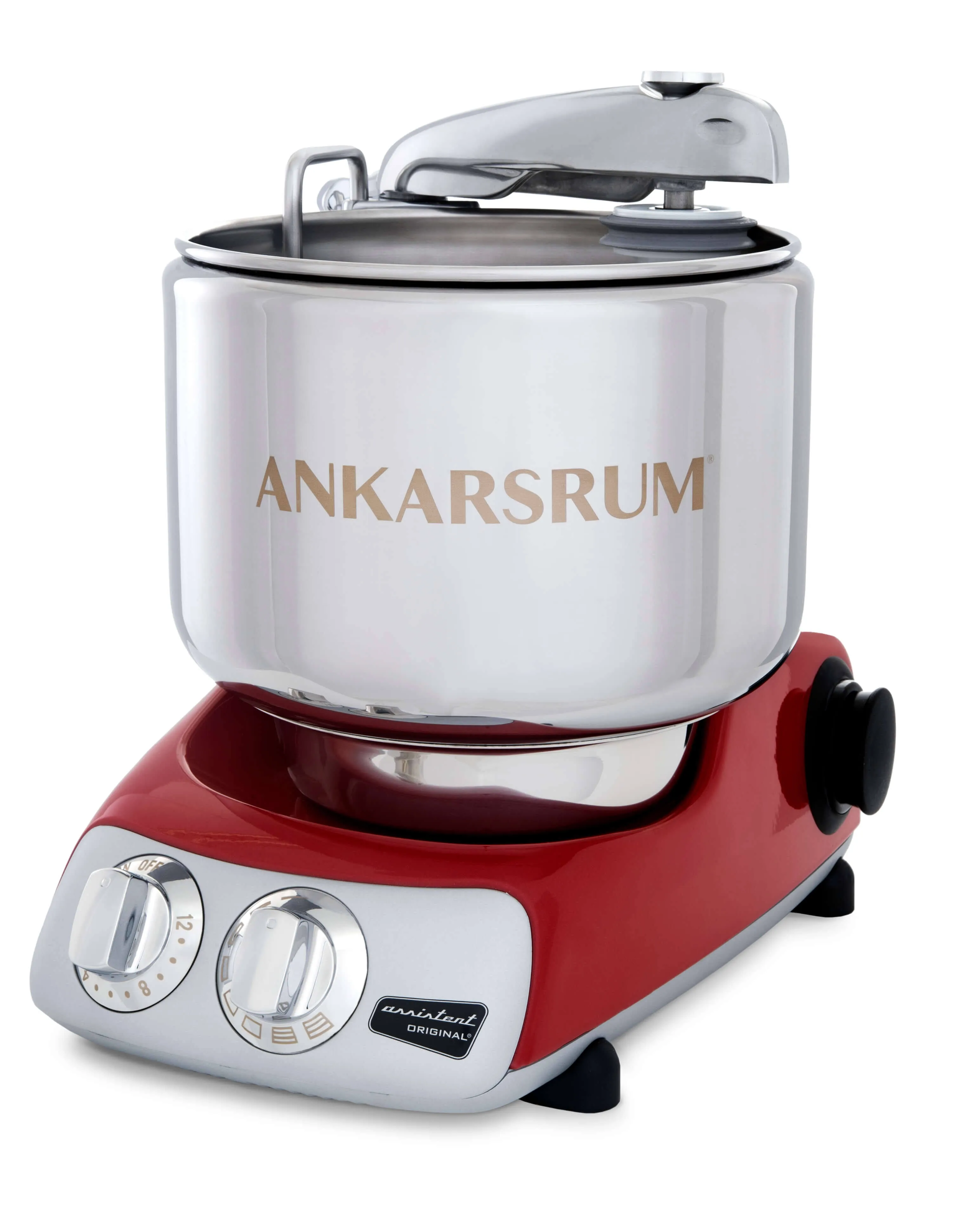 Ankarsrum Original 6230 Creme and Stainless Steel 7 Liter Stand Mixer