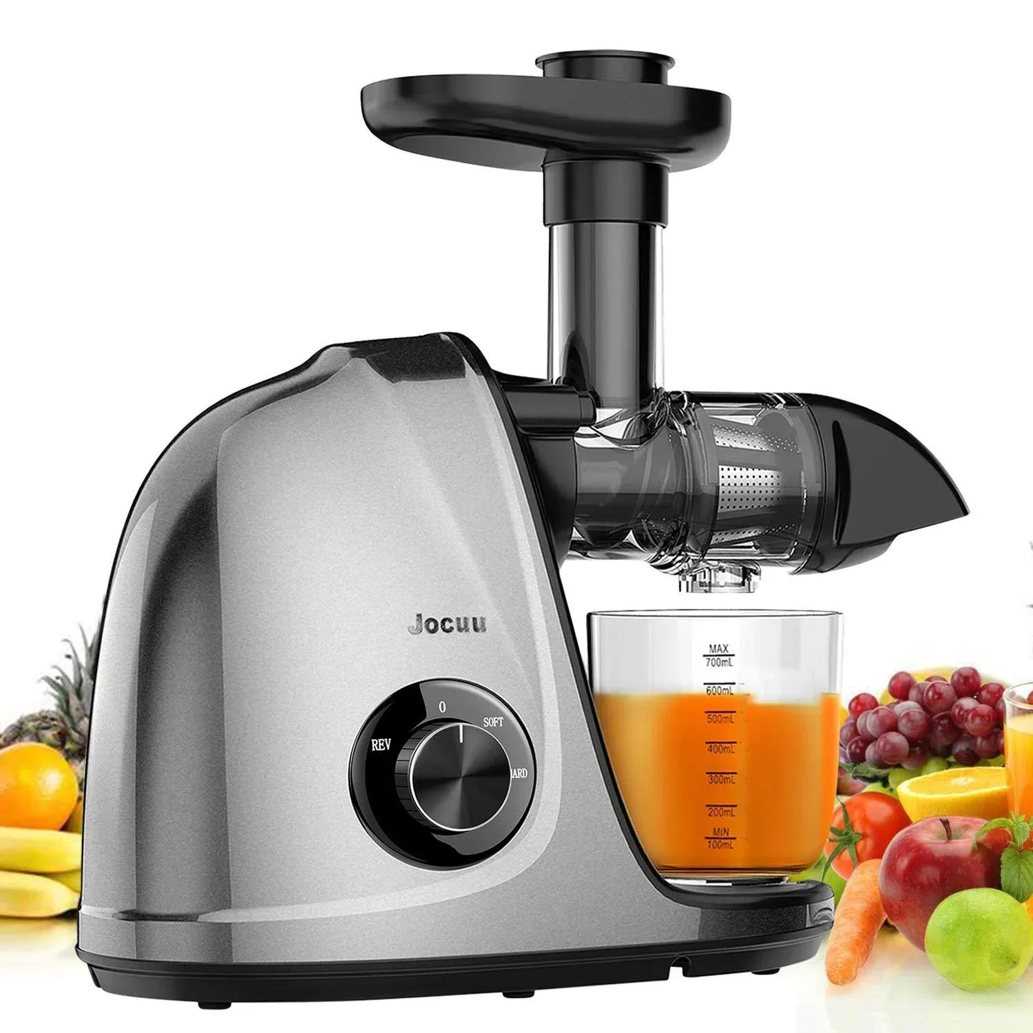 Juicer Machines, Jocuu Slow Masticating Juicer Extractor, Cold Press Juicer with