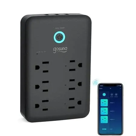 GHome Smart Plug Outlet Extender Surge Protector